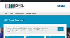 Desktop Screenshot of girlgeekscotland.com