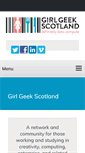 Mobile Screenshot of girlgeekscotland.com